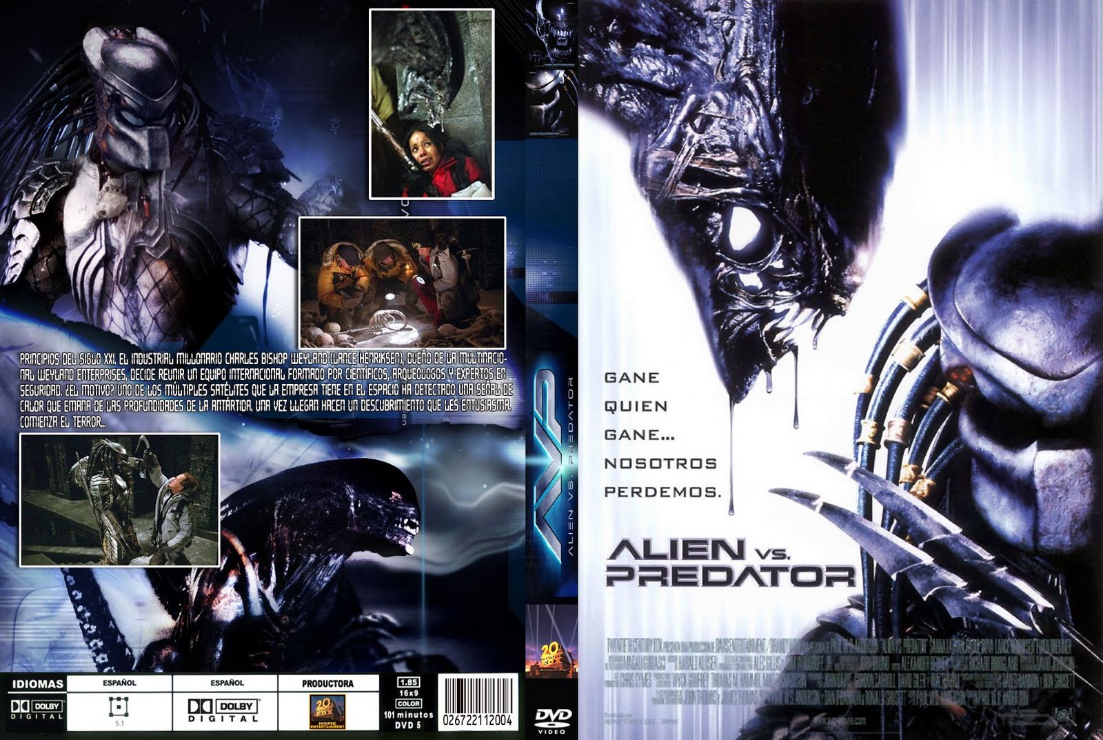 PELICULAS DISPONIBLES EN DVD: ALIEN VS. PREDATOR